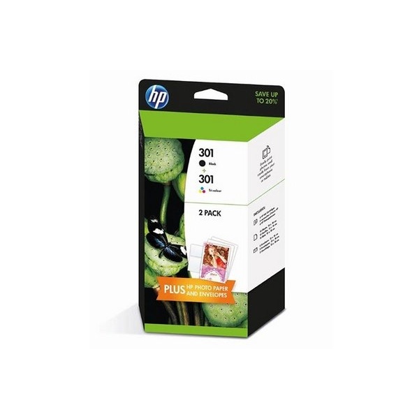 301-HP-Combopack-301-BKcolor-mit-Fotopapier-0