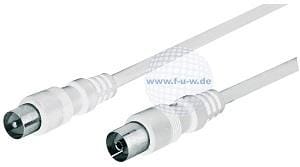 Antennen-Koaxkabel, weiss 75 Ohm Antennen-Koaxkabel-weiss-75-Ohm-0