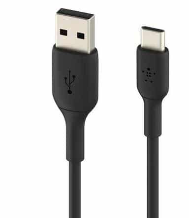 Belkin-USB-A---USB-C-Kabel-Schwarz-0