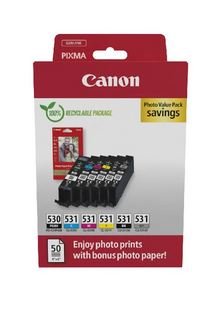 Canon CLI-530VPA Value Pack Tinte PGBKCMYBKGY Canon-CLI-530VPA-Value-Pack-Tinte-PGBKCMYBKGY-0