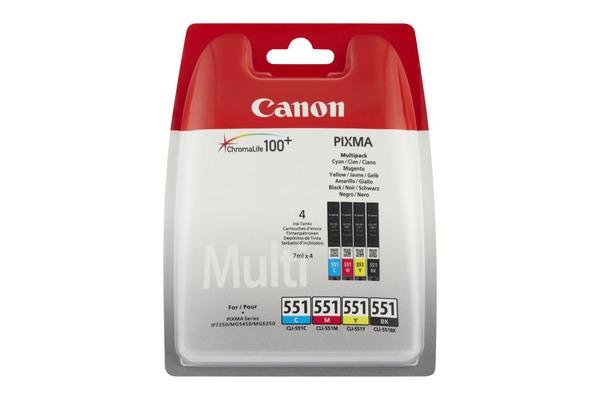 Canon CLI-551 Multipack Tinte BKCMY Canon-CLI-551-Multipack-Tinte-BKCMY-0