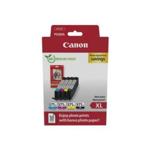 Canon-CLI-571PA-Multipack-Tinte-BKCMY-Photopapier-0