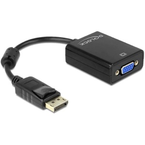 Delock-Adapter-Displayport---VGA-Schwarz-0
