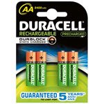 Duracell Rechargeables Nickel Metal 1x4 Duracell-Rechargeables-Nickel-Metal-1x4-0