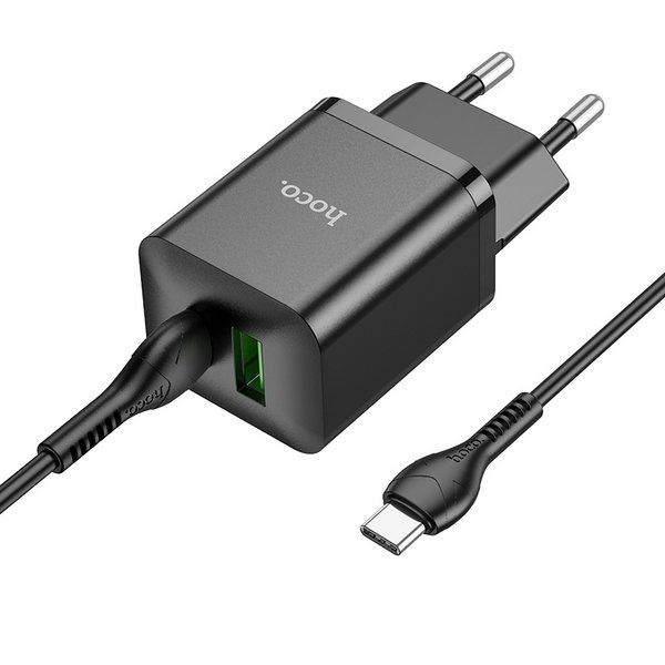 Hoco-Dual-Port-USB-Charger-Schwarz-0