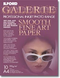 Ilford Galerie Smooth Fine ArtPaper 190g Ilford-Galerie-Smooth-Fine-ArtPaper-190g-0
