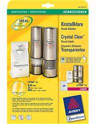 Kristallklare-Etiketten-25-Blatt-600-Eti-0