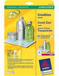 Kristallklare-Etiketten-25Blatt-525-Eti-0