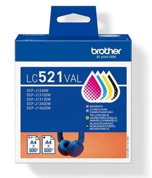 LC-521VAL Brother Valuepack LC-521VAL-Brother-Valuepack-0