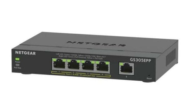NetGear-Ethernet-Switch-5-Port-GS105EPP-PoE-0