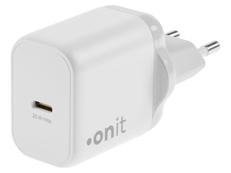 ONIT USB-Wandladegerät Single 1USB-C 20 W GaN ONIT-USB-Wandladegeraet-Single-1USB-C-20-W-GaN-0
