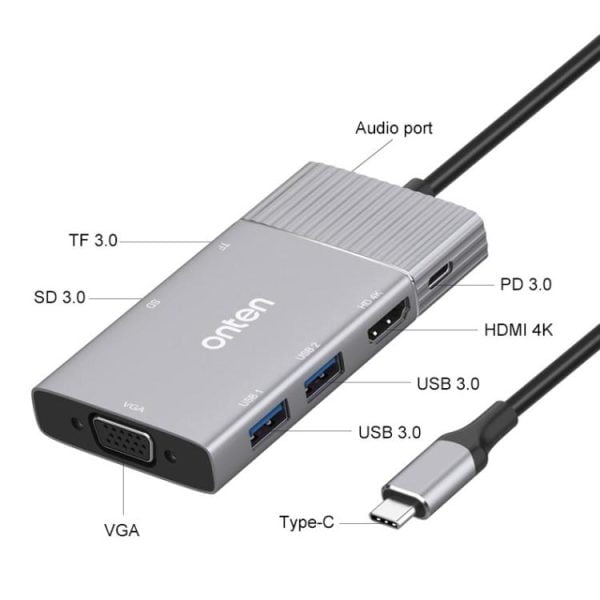 Onten-95113-8-In-1-USB-30-x2--SD-0
