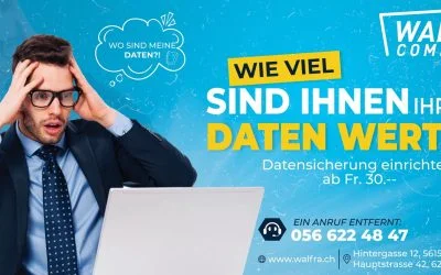 Datensicherung – Wie viel sind Ihnen Ihre Daten wert?