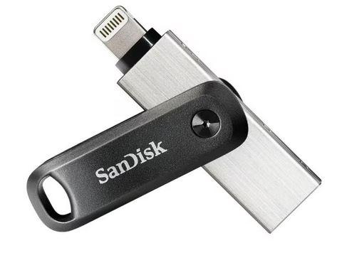 SanDisk iXpand Lightning + USB3.0 Type A 64 GB SanDisk-iXpand-Lightning--USB30-Type-A-64-GB-0