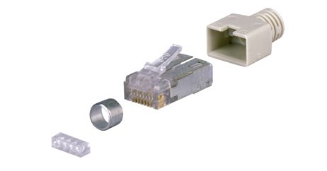 Stewart Modularstecker RJ45, Cat 5e, grau Stewart-Modularstecker-RJ45-Cat-5e-grau-0