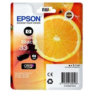 T336140 Epson Tintenpatrone 33XL PhBk T336140-Epson-Tintenpatrone-33XL-PhBk-0