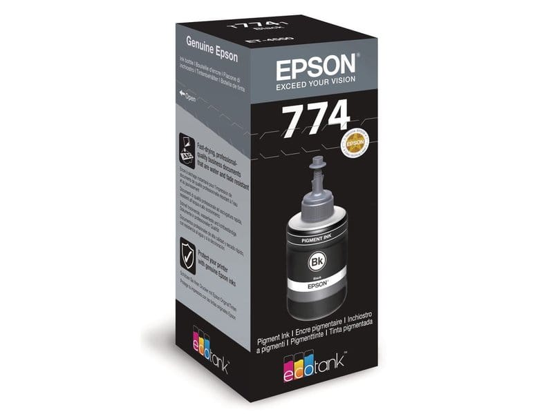 T774140 EPSON Tintenbehälter 774 Pigment Schwarz T774140-EPSON-Tintenbehaelter-774-Pigment-Schwarz-0