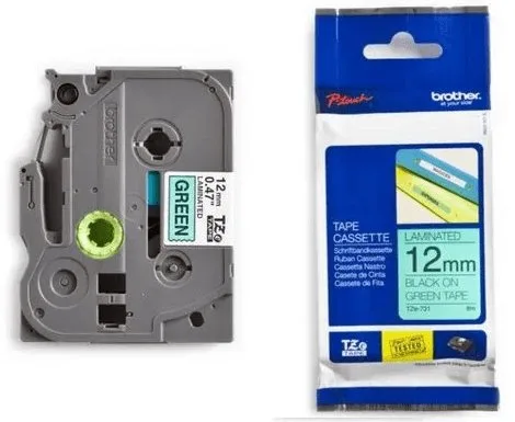 TZ-731-Ptouch-Band-laminiert-gruenschw-0