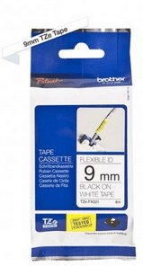 TZe-FX221 Ptouch Band flexibel laminiert weiss/schw TZe-FX221-Ptouch-Band-flexibel-laminiert-weissschw-0