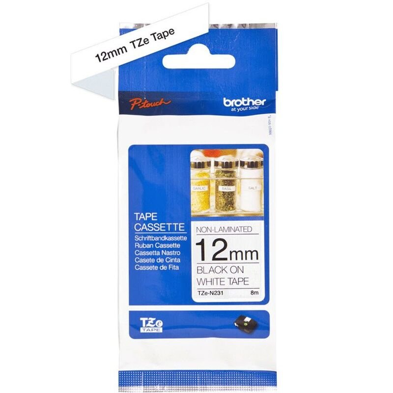 TZe-N231 Brother Ptouch Band schwarz/weis TZe-N231-Brother-Ptouch-Band-schwarzweis-0