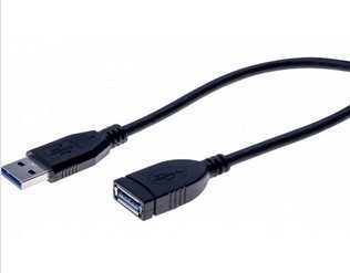 USB 3.0 Verlängerungskabel, USB St. A/ USB Bu. A, 3,0 m Unterstützt Transferrate USB-30-Verlaengerungskabel-USB-St-A-USB-Bu-A-30-m-Unterstuetzt-Transferrate-0