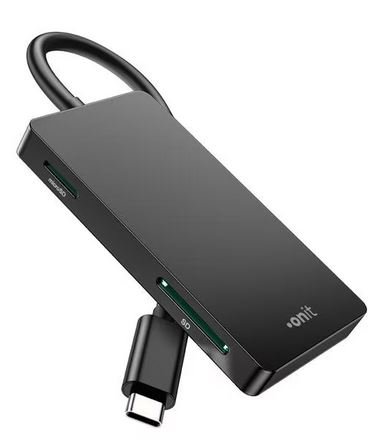 USB-C SD-Kartenleser, Grau USB-C-SD-Kartenleser-Grau-0