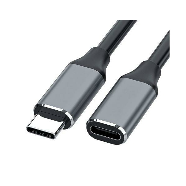 USB-C-auf-USB-C-Female-Verlaengerungskabel-1m-0